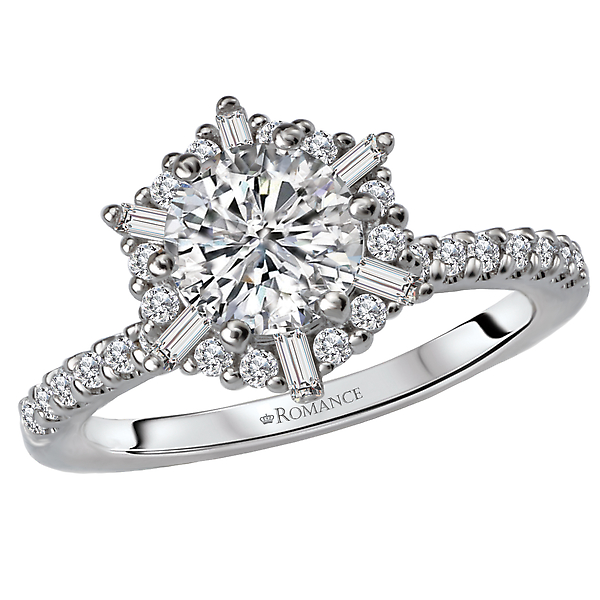 Halo Semi-Mount Diamond Ring Armentor Jewelers New Iberia, LA