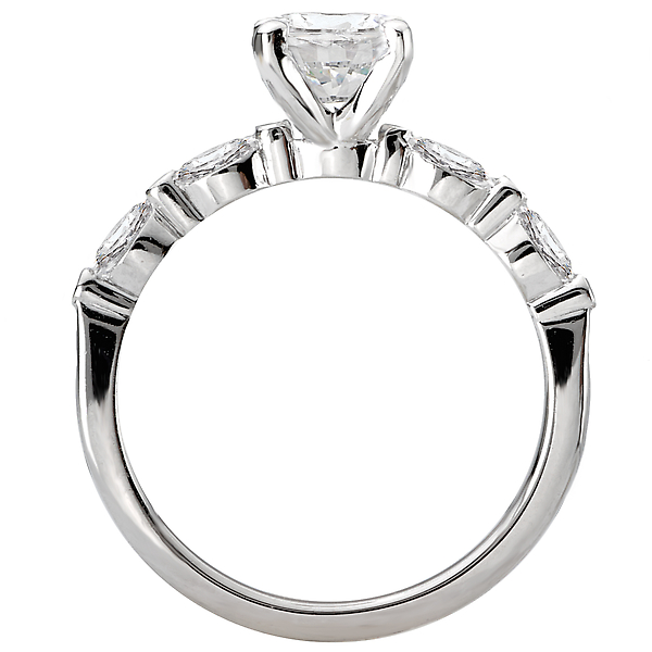 Classic Semi-Mount Diamond Ring Image 2 Armentor Jewelers New Iberia, LA