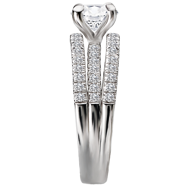 Semi-Mount Diamond Engagement Ring Image 3 Chandlee Jewelers Athens, GA