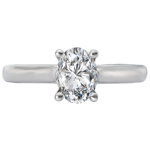 Solitaire Semi-Mount Diamond Ring Image 4 James Gattas Jewelers Memphis, TN