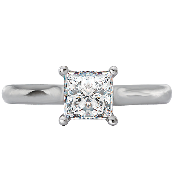 Solitaire Semi-Mount Diamond Ring Image 4 Armentor Jewelers New Iberia, LA