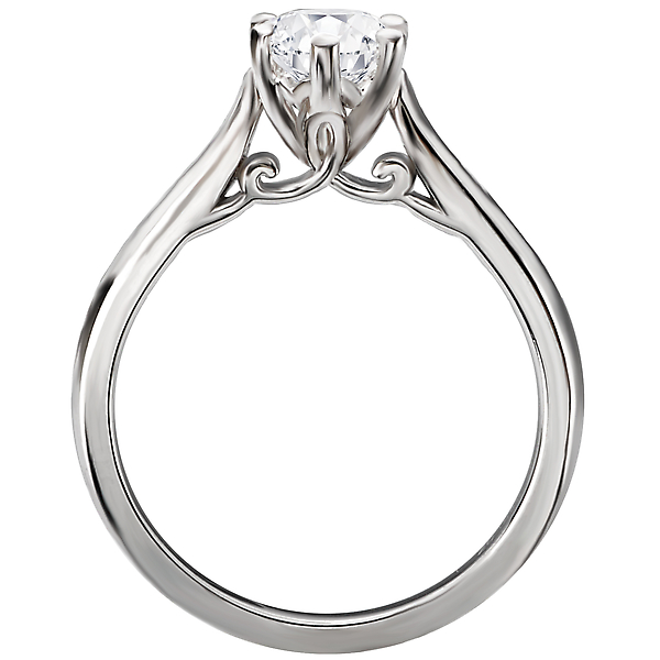 Solitaire Semi-Mount Diamond Ring Image 2 James Gattas Jewelers Memphis, TN
