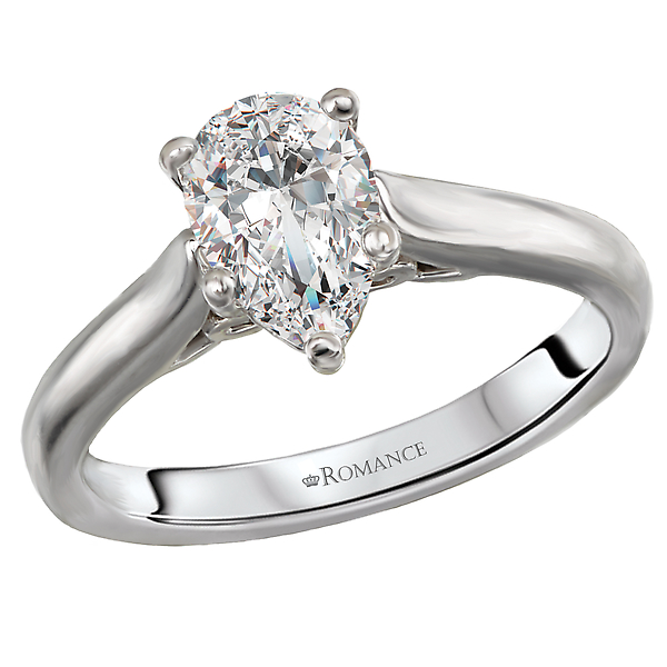Solitaire Semi-Mount Diamond Ring Malak Jewelers Charlotte, NC