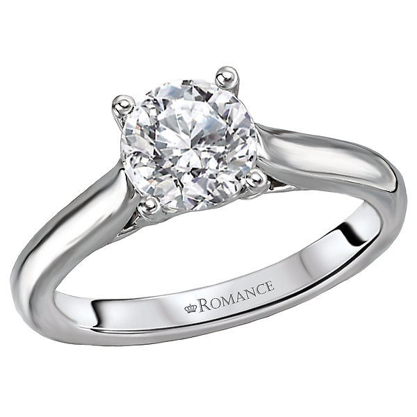 Solitaire Semi-Mount Diamond Ring Malak Jewelers Charlotte, NC