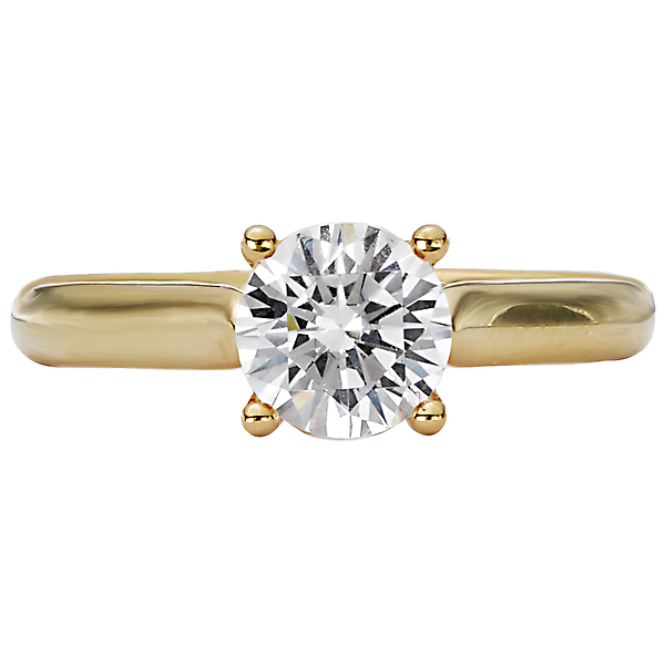 Solitaire Semi-Mount Diamond Ring Image 4 Armentor Jewelers New Iberia, LA