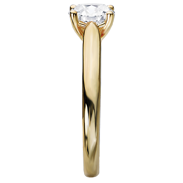 Solitaire Semi-Mount Diamond Ring Image 3 Malak Jewelers Charlotte, NC