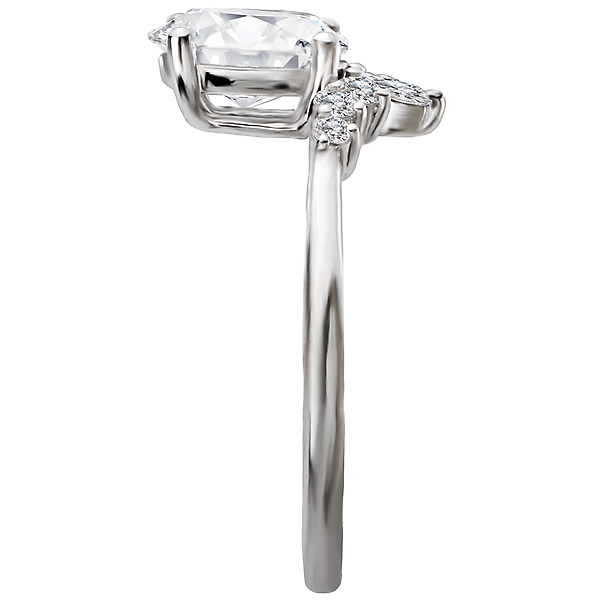 Diamond Semi-Mount Engagement Ring Image 3 Armentor Jewelers New Iberia, LA