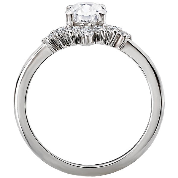 Diamond Semi-Mount Engagement Ring Image 2 The Hills Jewelry LLC Worthington, OH