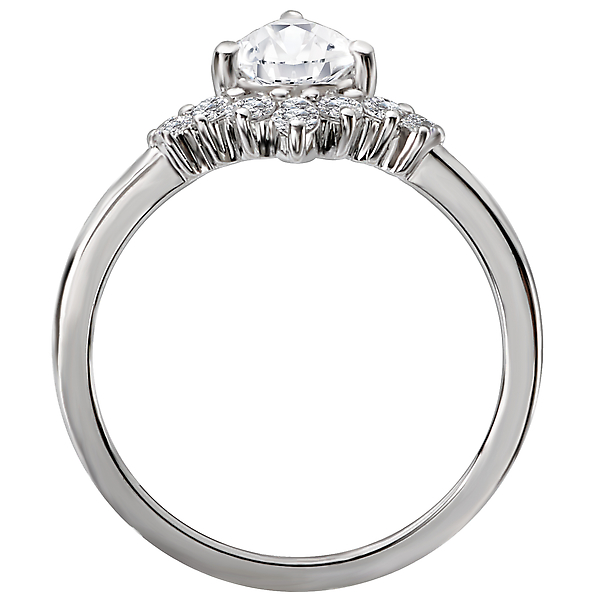 Diamond Semi-Mount Engagement Ring Image 2 Puckett's Fine Jewelry Benton, KY