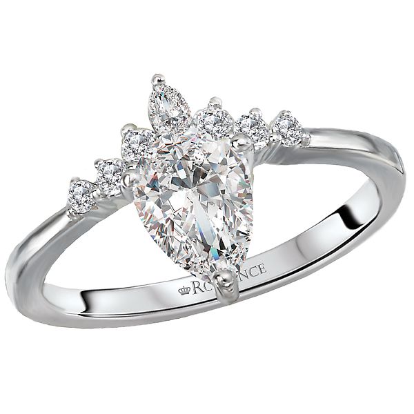 Diamond Semi-Mount Engagement Ring Armentor Jewelers New Iberia, LA