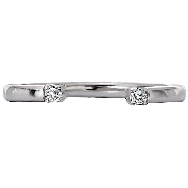 Diamond Nesting Wedding Ring Image 4 Malak Jewelers Charlotte, NC