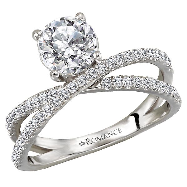 Diamond Semi-Mount Engagement Ring Malak Jewelers Charlotte, NC