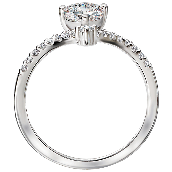 Diamond Semi-Mount Engagement Ring Image 2 The Hills Jewelry LLC Worthington, OH