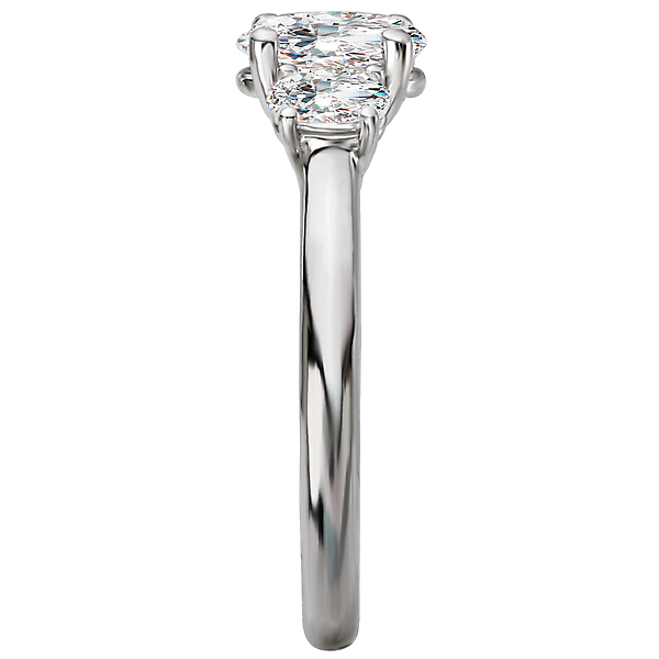 Diamond Semi-Mount Engagement Ring Image 3 Chandlee Jewelers Athens, GA