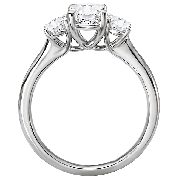 Diamond Semi-Mount Engagement Ring Image 2 Chandlee Jewelers Athens, GA