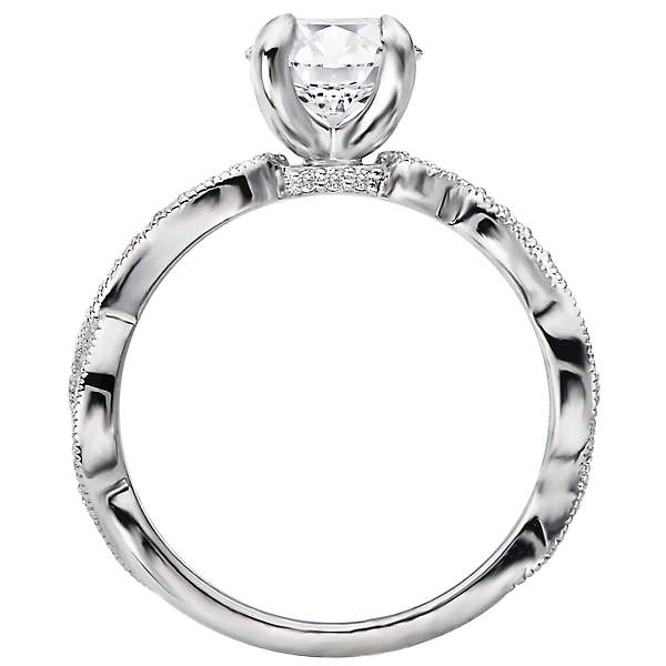 Diamond Semi-mount Engagement Ring Image 2 Puckett's Fine Jewelry Benton, KY