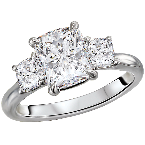 Custom Semi-Mount Diamond Ring James Gattas Jewelers Memphis, TN