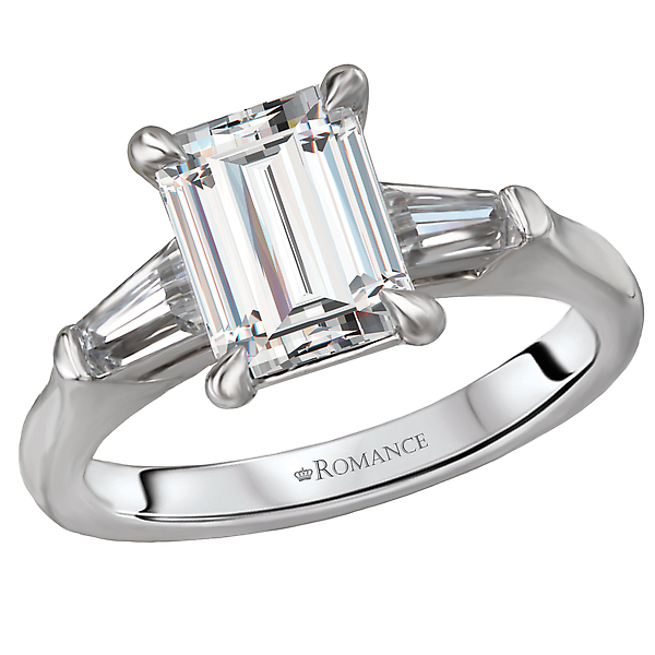 Custom Semi-Mount Diamond Ring Malak Jewelers Charlotte, NC