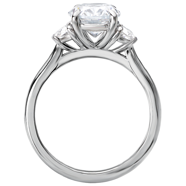 Custom Semi-Mount Diamond Ring Image 2 Malak Jewelers Charlotte, NC
