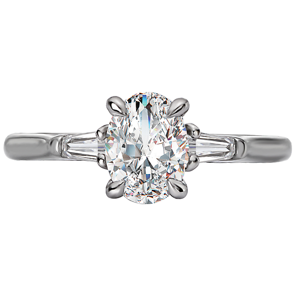 Diamond Semi Mount Engagement Ring Image 4 Puckett's Fine Jewelry Benton, KY