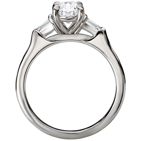 Diamond Semi Mount Engagement Ring Image 2 Malak Jewelers Charlotte, NC