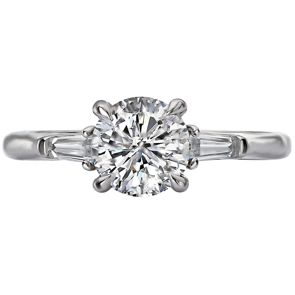 Diamond Semi Mount Engagement Ring Image 4 Malak Jewelers Charlotte, NC