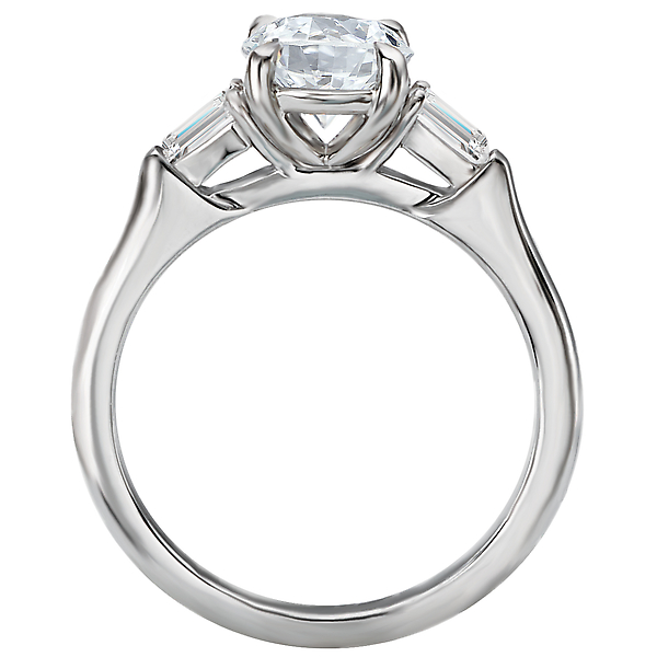 Diamond Semi Mount Engagement Ring Image 2 Chandlee Jewelers Athens, GA
