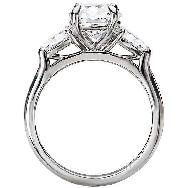 Custom Semi-Mount Diamond Ring Image 2 Malak Jewelers Charlotte, NC