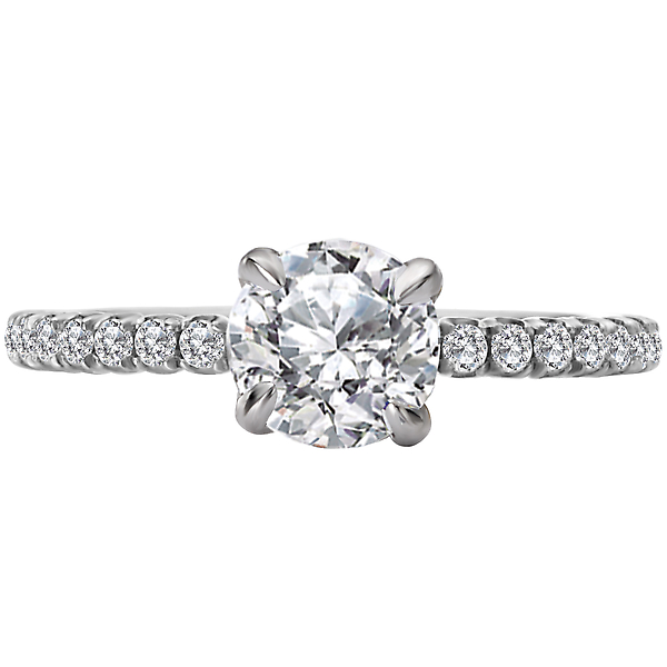 Diamond Semi Mount Diamond Ring Image 4 D. Geller & Son Jewelers Atlanta, GA