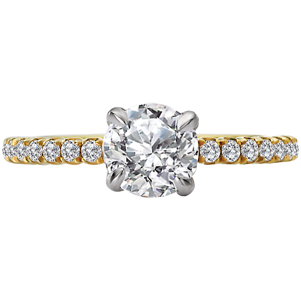 Diamond Semi Mount Diamond Ring Image 4 The Hills Jewelry LLC Worthington, OH