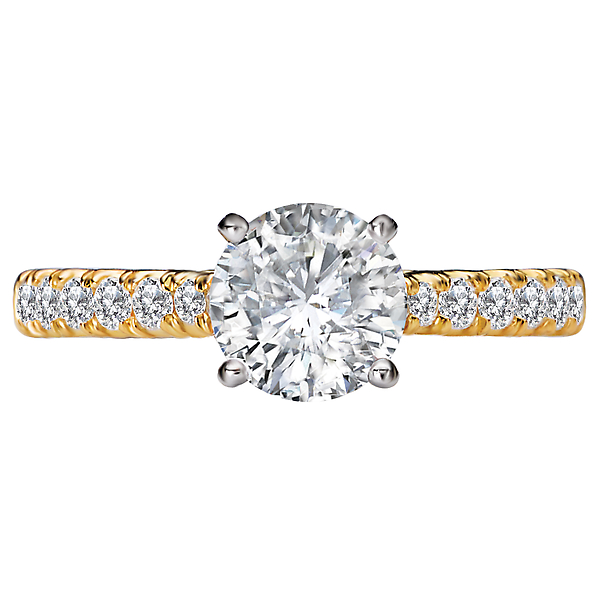 Classic Diamond Wedding Ring Image 4 Malak Jewelers Charlotte, NC
