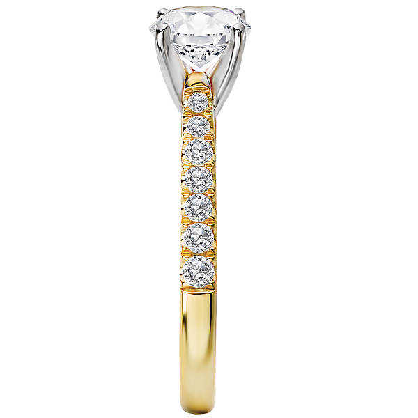 Classic Diamond Wedding Ring Image 3 Malak Jewelers Charlotte, NC