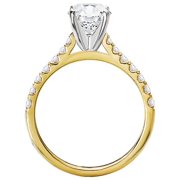 Classic Diamond Wedding Ring Image 2 Malak Jewelers Charlotte, NC