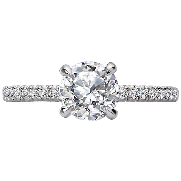 Diamond Semi Mount Diamond Ring Image 4 The Hills Jewelry LLC Worthington, OH