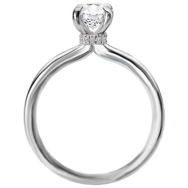 Diamond Semi Mount Engagement Ring Image 2 Armentor Jewelers New Iberia, LA
