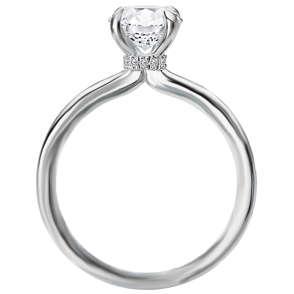 Diamond Semi Mount Engagement Ring Image 2 Malak Jewelers Charlotte, NC