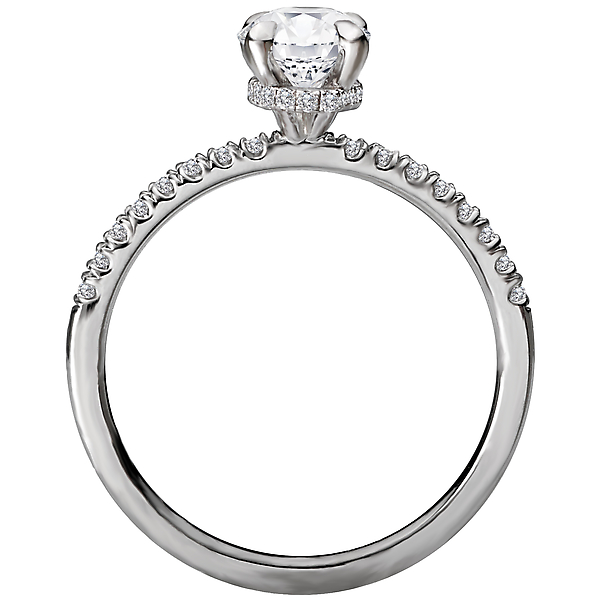 Classic Diamond Semi-Mount Engagement Ring Image 2 Glatz Jewelry Aliquippa, PA