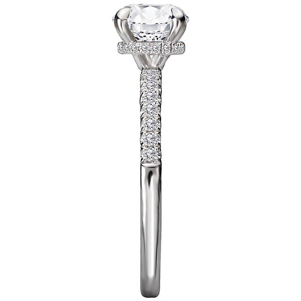 Classic Diamond Semi-Mount Engagement Ring Image 3 Puckett's Fine Jewelry Benton, KY