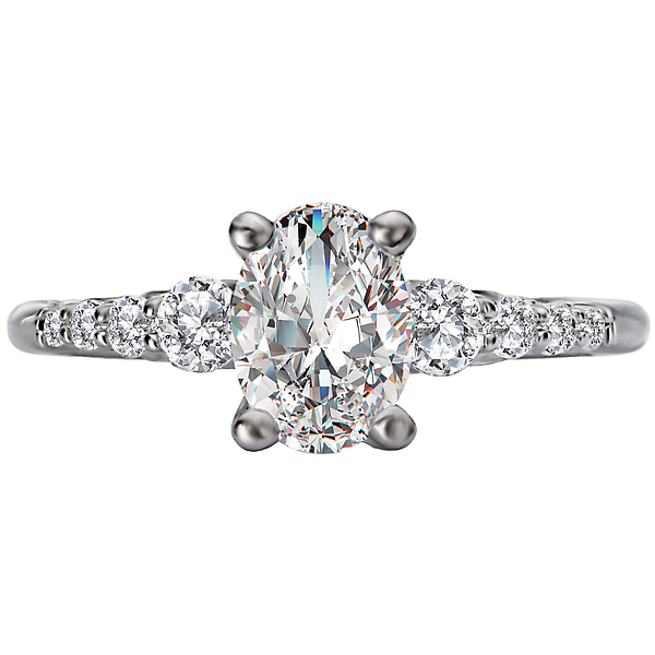 Classic Diamond Semi-Mount Engagement Ring Image 4 Glatz Jewelry Aliquippa, PA