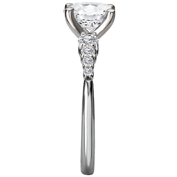 Classic Diamond Semi-Mount Engagement Ring Image 3 The Hills Jewelry LLC Worthington, OH