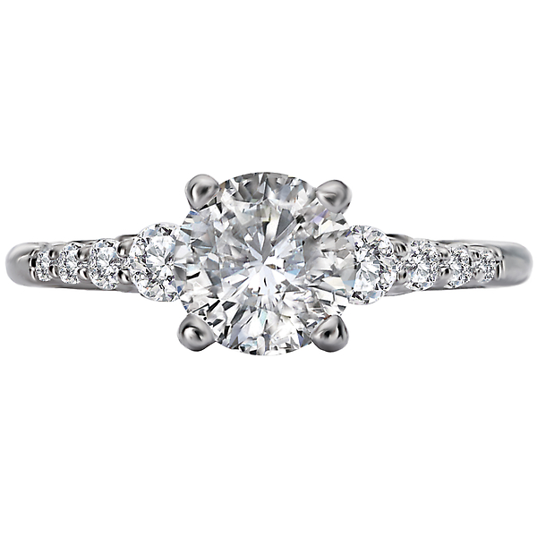 Classic Diamond Semi-Mount Engagement Ring Image 4 J. Schrecker Jewelry Hopkinsville, KY