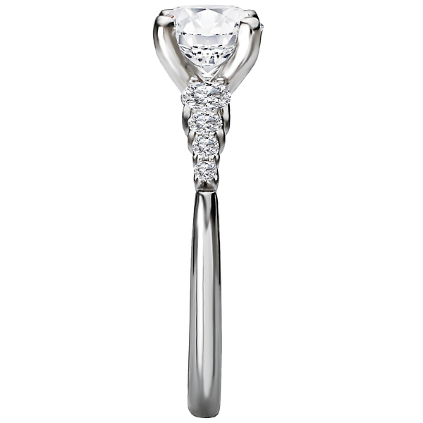 Classic Diamond Semi-Mount Engagement Ring Image 3 James Gattas Jewelers Memphis, TN