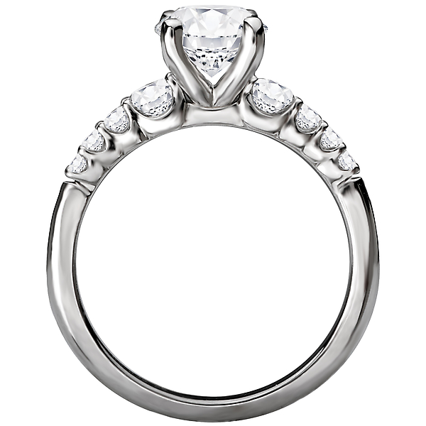 Classic Diamond Semi-Mount Engagement Ring Image 2 James Gattas Jewelers Memphis, TN