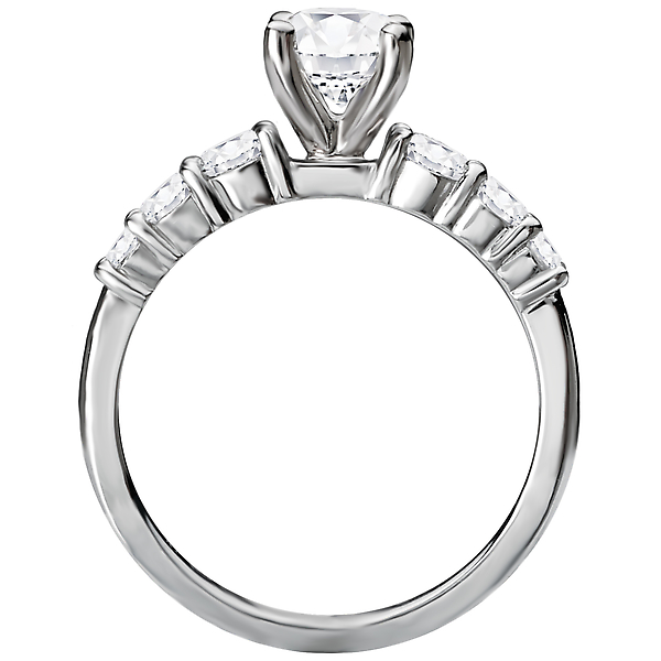 Classic Diamond Semi-Mount Engagement Ring Image 2 James Gattas Jewelers Memphis, TN