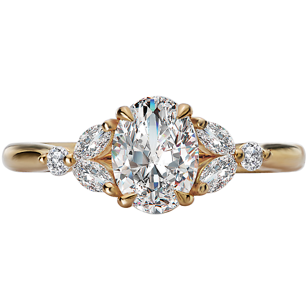 Classic Semi-Mount Engagement Ring Image 4 Malak Jewelers Charlotte, NC
