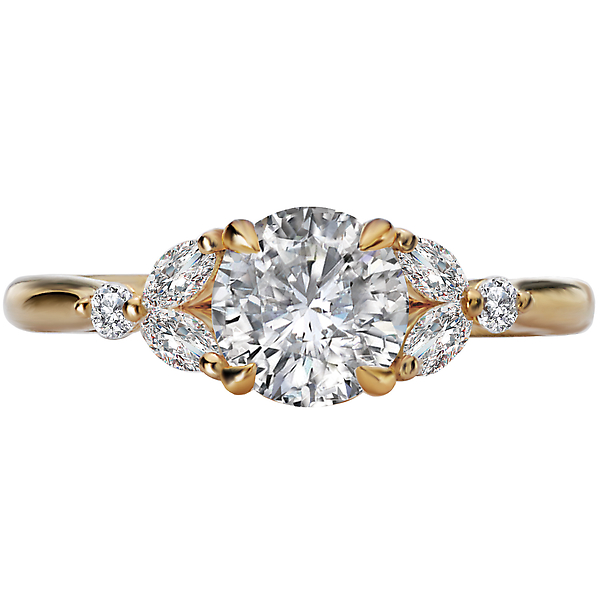 Diamond Semi-Mount Engagement Ring Image 4 Chandlee Jewelers Athens, GA