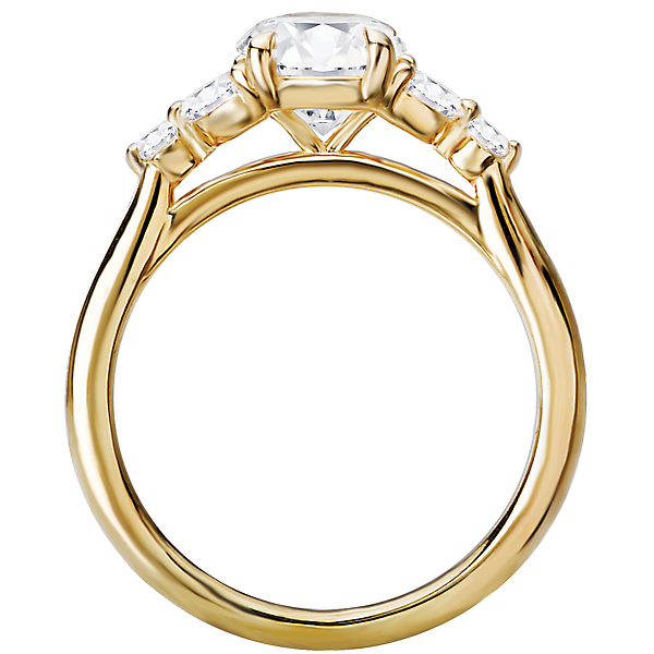 Diamond Semi-Mount Engagement Ring Image 2 Malak Jewelers Charlotte, NC