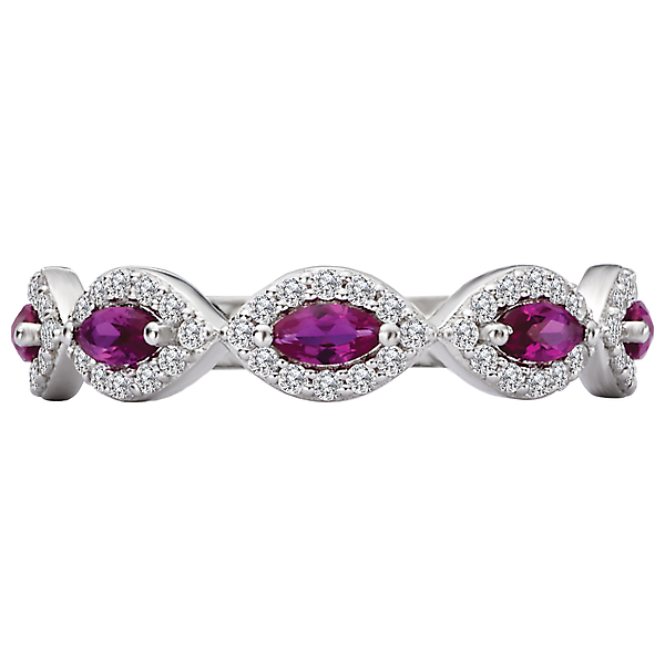 Diamond and Gemstone Fashion Ring Image 4 Baker's Fine Jewelry Bryant, AR