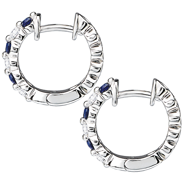Diamond and Gemstone Earrings Image 3 The Hills Jewelry LLC Worthington, OH
