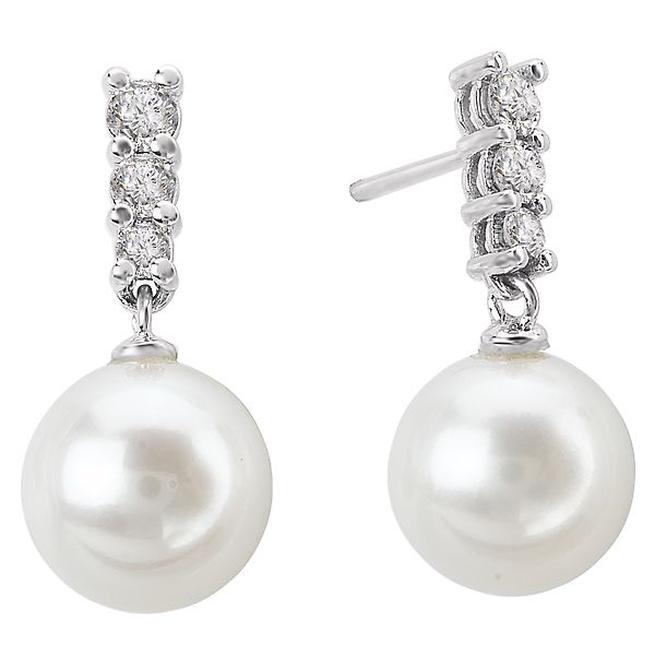 Ladies Fashion Pearl Earrings Baker's Fine Jewelry Bryant, AR